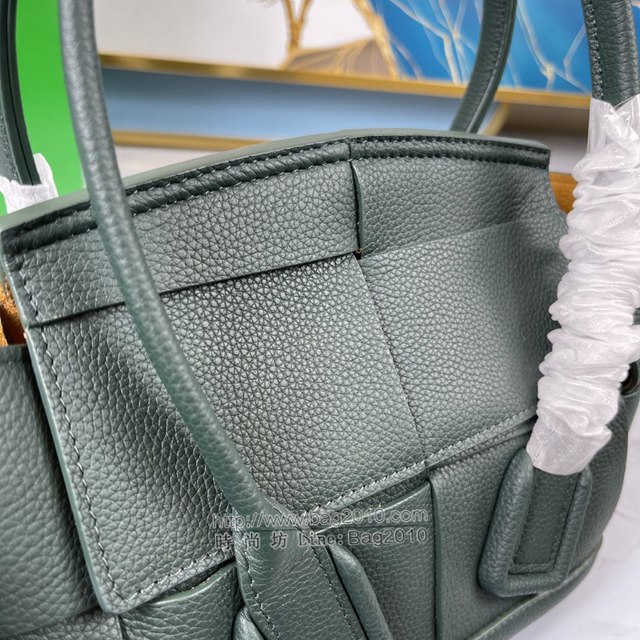 Bottega veneta高端女包 KF008 寶緹嘉荔枝紋松石綠arco29 BV經典款mini手拎肩背包  gxz1220
